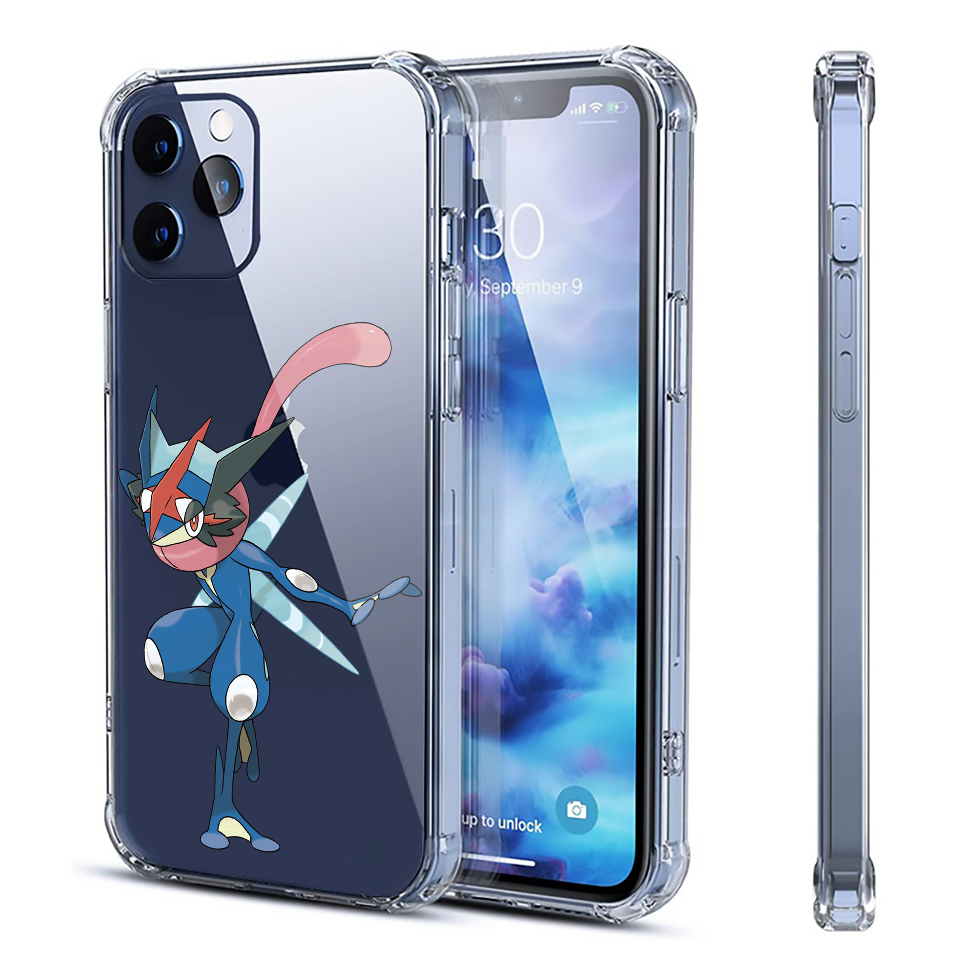 （画像用） ポケットモンスター Pokémon 【iPhone 12シリーズ対応】透明スマホケース（クリアソフトケース）